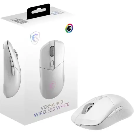 Souris MSI VERSA 300 Wireless Blanc Gaming