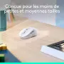 Souris Logitech Signature M650 Blanc Bluetooth
