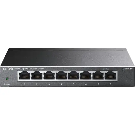 Switch RJ45 TP-Link TL-SG108S 10/100/1000 Mbps 8 Ports Métal