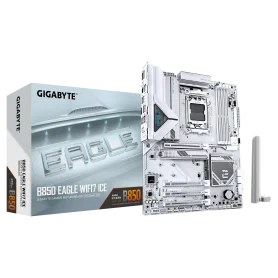 Carte Mère Gigabyte B850 EAGLE WIFI7 ICE ATX AM5 DDR5 Wifi 7
