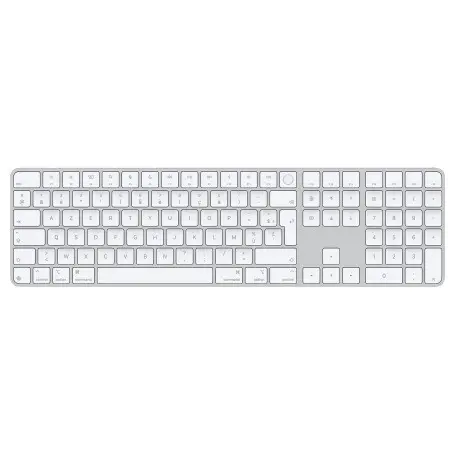 Clavier Apple Magic Keyboard Touch ID avec pavé numérique USB-C Blanc