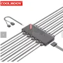 HUB Coolmoon AM10 PWM & ARGB 10 Ports Noir