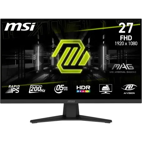 Ecran MSI 27" MAG 274F Esports Gaming 1920x1080 200Hz 0.5ms