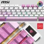 Clavier MSI Forge GK600 TKL Wireless Violet Meca Linéaire