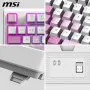 Clavier MSI Forge GK600 TKL Wireless Violet Meca Linéaire