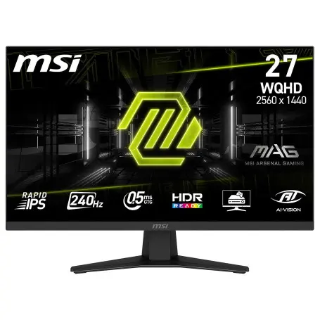 Ecran MSI 27" MAG 274QF X24 Esports Gaming 2560x1440 240Hz 0.5ms