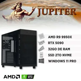 PC Gamer JUPITER R9-9950X 32Go 2To RTX 5090 32Go Windows 11 Pro