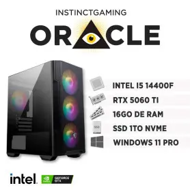 PC Gamer ORACLE i5-14400F 16Go 1To RTX 5060 Ti 8Go Windows 11