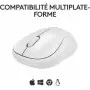 Souris Logitech Wireless Mouse M240 Silent Blanc cassé Bluetooth