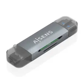 Lecteur de Carte Externe Aisens USB-C et USB-A Carte SD et microSD
