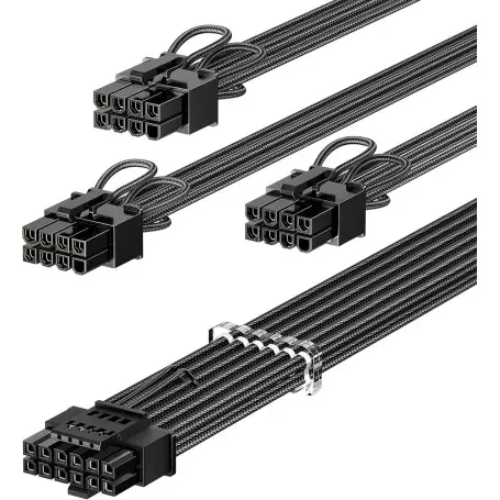 Cable alimentation 12VHPWR 600Watts vers Alim ASUS EVGA Seasonic