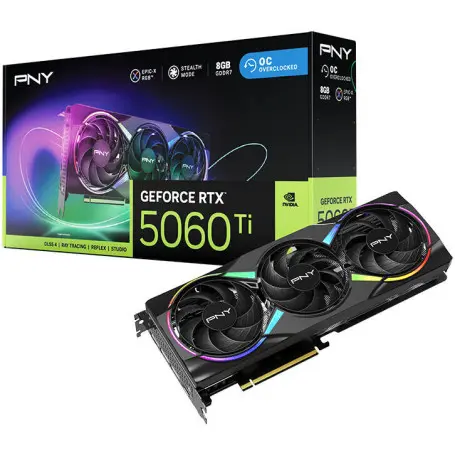 Carte Graphique PNY RTX 5060 Ti 8Go ARGB OC Triple Fan