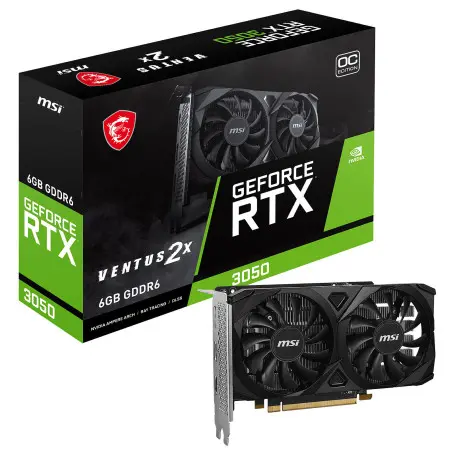 Carte Graphique MSI RTX 3050 VENTUS 2X E 6Go OC