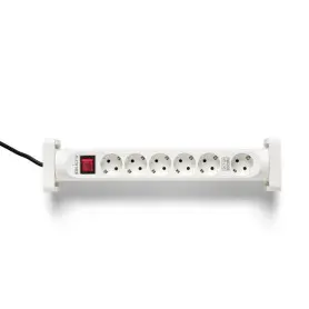 Bloc Multiprises 6 entrées avec interrupteur Salicru