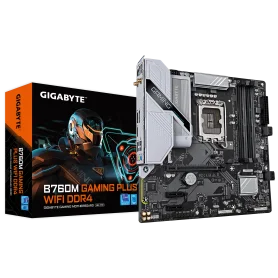 Carte Mère Gigabyte B760M GAMING PLUS WIFI DDR4 mATX LGA1700