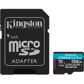 Mémoire Micro SDXC 256Go Kingston Canvas Go Plus A2/V30/UHS-I U3