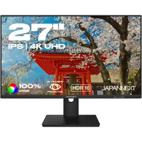 Ecran JAPANNEXT 27" JNIPS270UHD60F9 4K 3840x2160 IPS 100%sRGB
