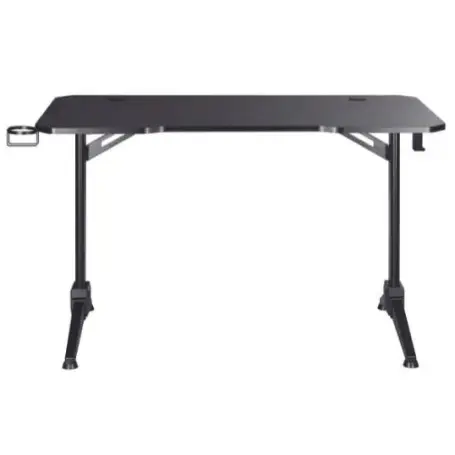 Bureau Gaming GAMIUM 120x60cm avec support casque et gobelet