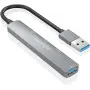 HUB Aisens A106-0859 1 Port USB 3.0 + 3 Ports USB 2.0 Gris