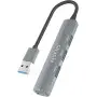 HUB Aisens A106-0859 1 Port USB 3.0 + 3 Ports USB 2.0 Gris