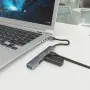 HUB Aisens A106-0859 1 Port USB 3.0 + 3 Ports USB 2.0 Gris