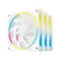 Kit 3x Ventilateurs DeepCool FL12 SE ARGB PWM 120mm Blanc