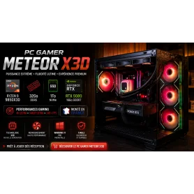 PC Gamer METEOR X3D 9850X3D 32Go 1To RTX 5080 16Go Windows 11 Pro