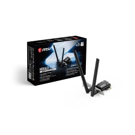 Carte PCI-Express Wifi 7 Bluetooth 5.4 MSI HERALD BE6500