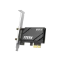 Carte PCI-Express Wifi 7 Bluetooth 5.4 MSI HERALD BE6500