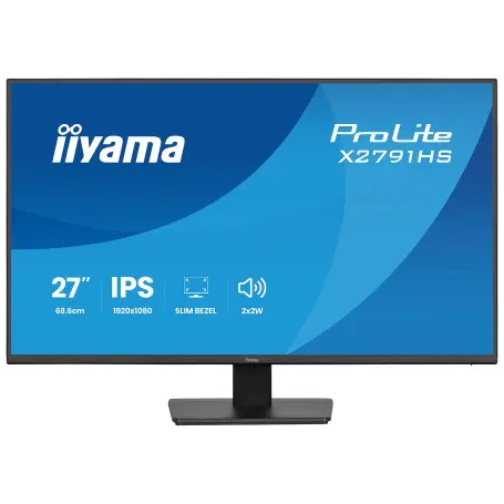 Ecran iiyama 27" X2791HS-B1 1920x1080 120Hz 1ms HDMI/DP