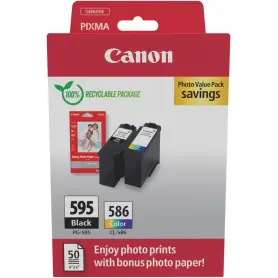 Pack Cartouche Canon PG-595 Noir + CL-586 Couleurs