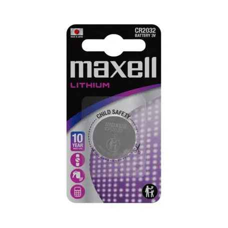 Pile Bouton CR2032 3,0 Volt MAXELL Lithium