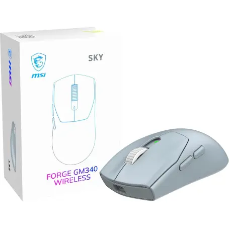 Souris MSI FORGE GM340 Wireless SKY Gaming RGB