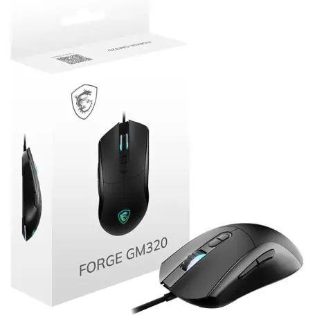 Souris MSI FORGE GM320 Noir Gaming RGB