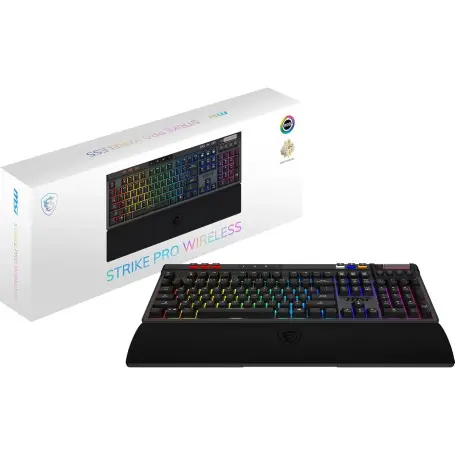 Clavier MSI Strike Pro Wireless (Kailh Midnight Pro Silent Tactile)