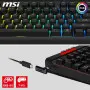 Clavier MSI Strike Pro Wireless (Kailh Midnight Pro Silent Tactile)
