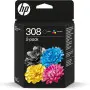 Pack Cartouche HP 308 Noir + Couleur 6L6S6UE
