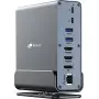 Station d'Accueil Leotec LEDS06 USB-C Dual 4K HDMI DP PD100W