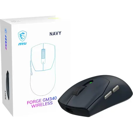 Souris MSI FORGE GM340 Wireless NAVY Gaming RGB