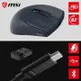 Souris MSI FORGE GM340 Wireless NAVY Gaming RGB