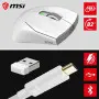 Souris MSI FORGE GM340 Wireless WHITE Gaming RGB