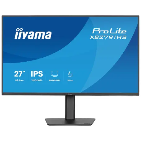 Ecran iiyama 27" XB2791HS-B1 1920x1080 120Hz 1ms HDMI/DP