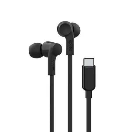 Ecouteurs Belkin Rockstar USB-C Intra-auriculaire Noir avec Micro