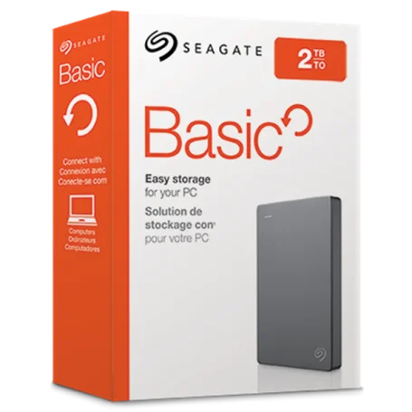 Disque Dur Externe 2.5 2To Seagate Basic USB 3.2