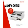 Imprimante Multifonction Canon MAXIFY GX1051 Wifi USB rechargeable