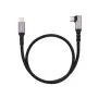 Cable USB Type-C Coudé vers Type-C 3.2 PD 100W Nanocable 3M Noir