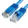 Cable Réseaux RJ45 50cm Droit Cat6A S/FTP Blindé Bleu CRJ45_C6_0.5M_BLEU - 1