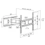 Support LogiLink pour TV Full Motion 37"-70" 50Kg BP0028 SUPLLBP0028 - 1