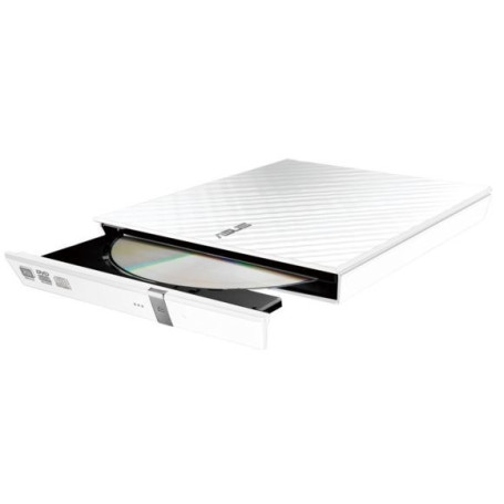 Graveur Externe Asus Slim CD/DVD 24x/8x SDRW-08D2S-U-LITE/W Blanc GREX-SDRW-08D2S-UW - 1