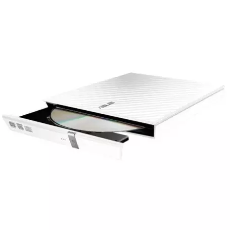 Graveur Externe Asus Slim CD/DVD 24x/8x SDRW-08D2S-U-LITE/W Blanc GREX-SDRW-08D2S-UW - 1